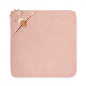 LITTLE DUTCH. Flamingo Hooded Towel 100x100