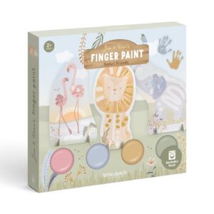 LITTLE DUTCH. Safari Friends Finger Paint Set