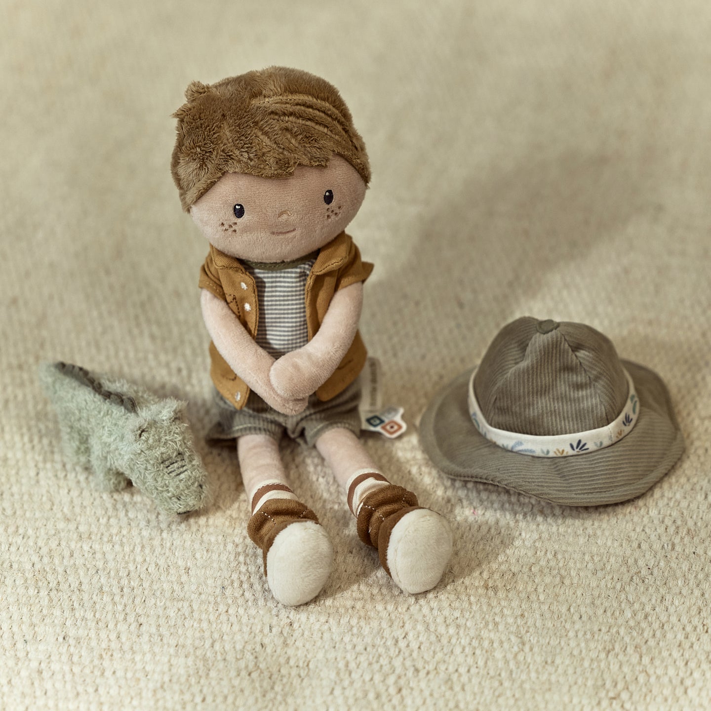 LITTLE DUTCH. Ranger Jim Safari Friends GRS fabric doll - Image 8