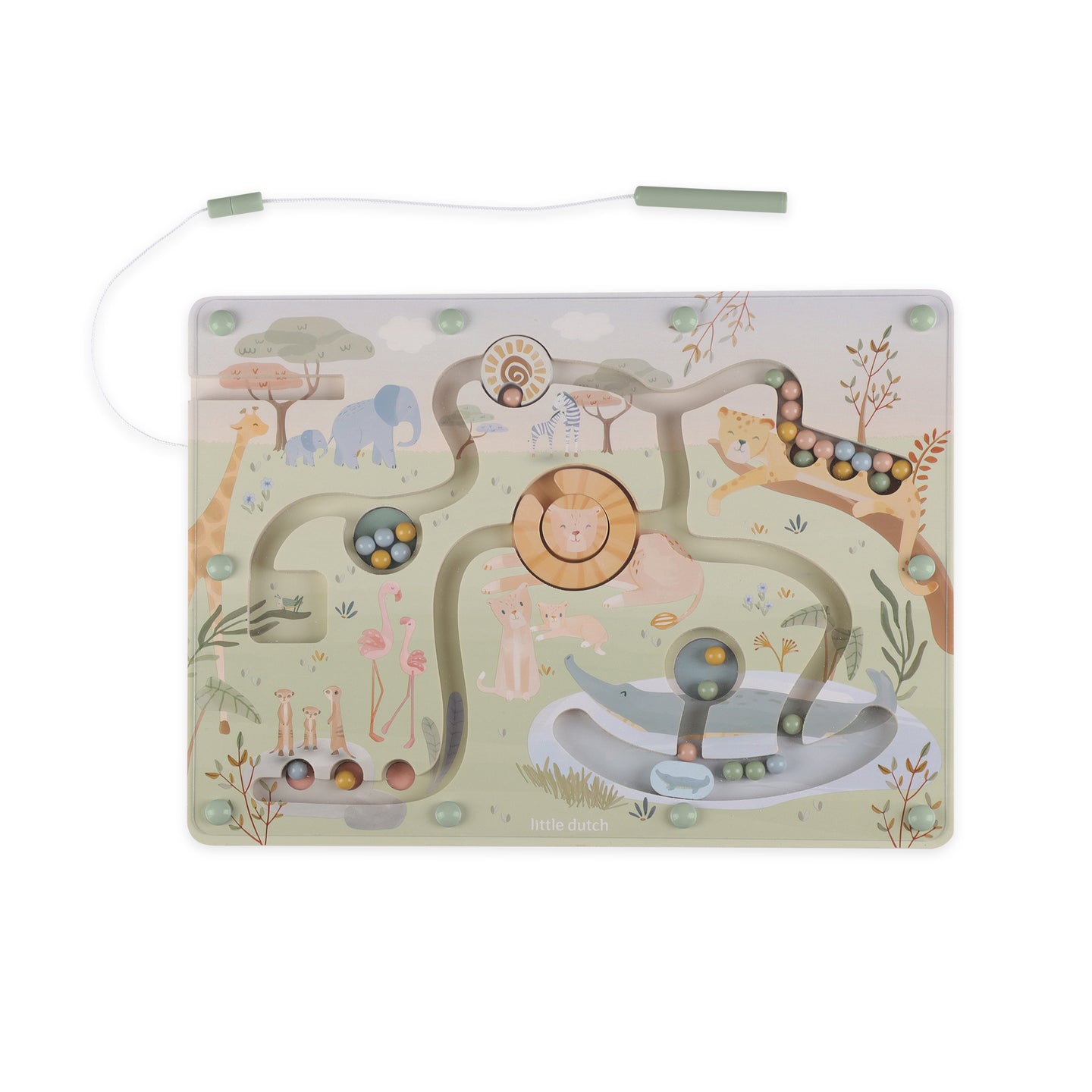 LITTLE DUTCH. Safari Friends FSC magnetic maze - Image 3