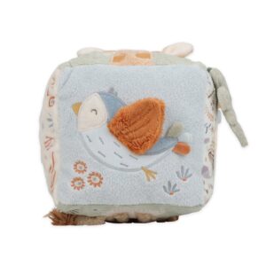 LITTLE DUTCH. Safari Friends GRS fabric activity cube