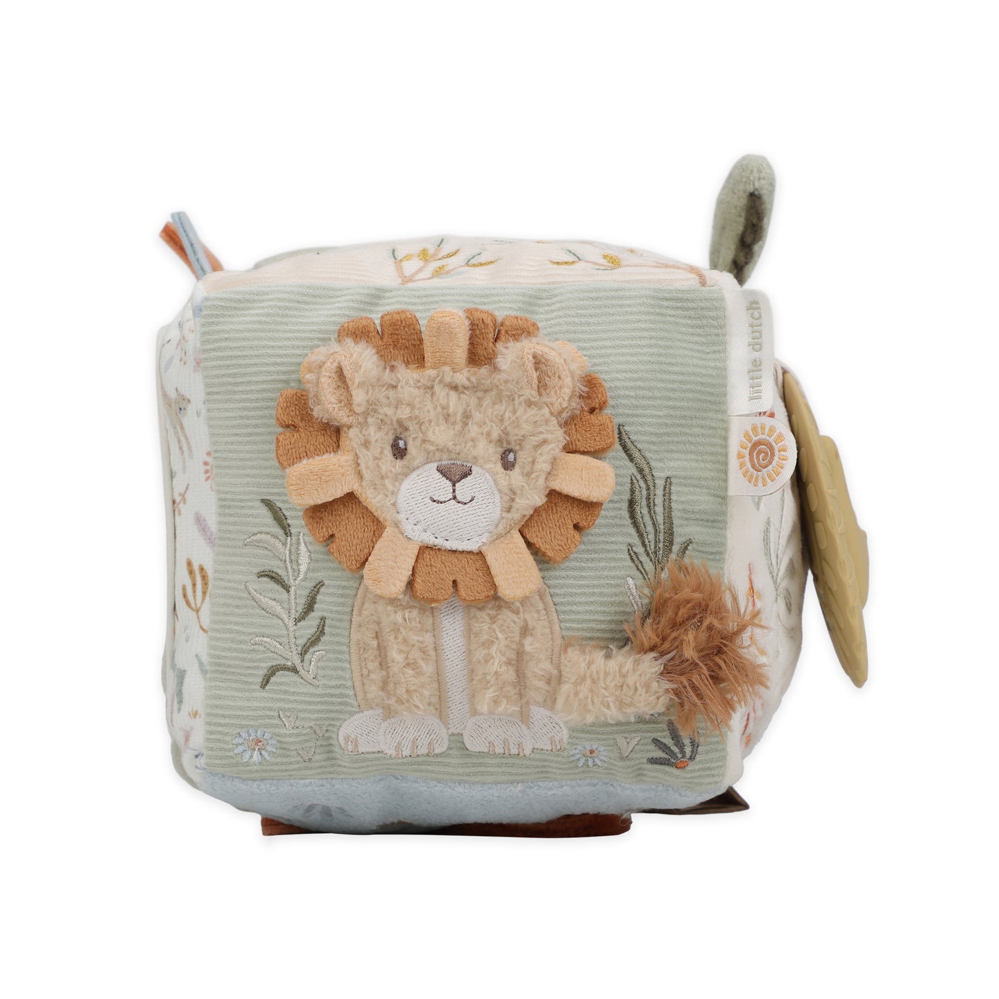 LITTLE DUTCH. Safari Friends GRS fabric activity cube - Image 10