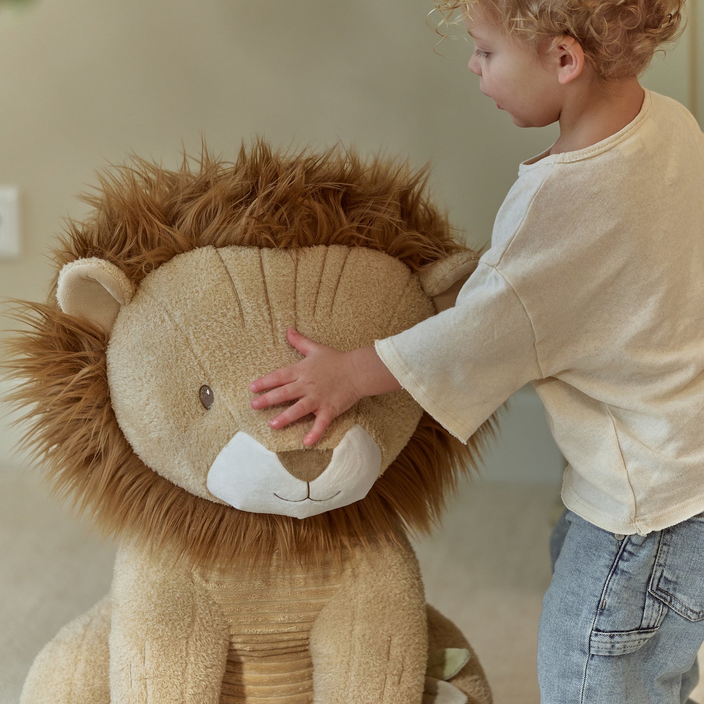 LITTLE DUTCH. Safari Friends fabric lion 60cm. GRS - Image 2