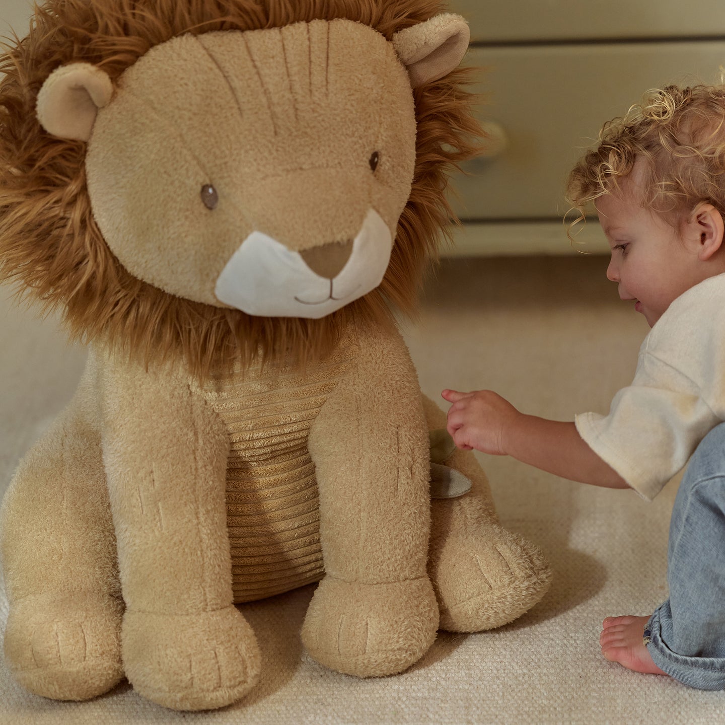 LITTLE DUTCH. Safari Friends fabric lion 60cm. GRS - Image 5