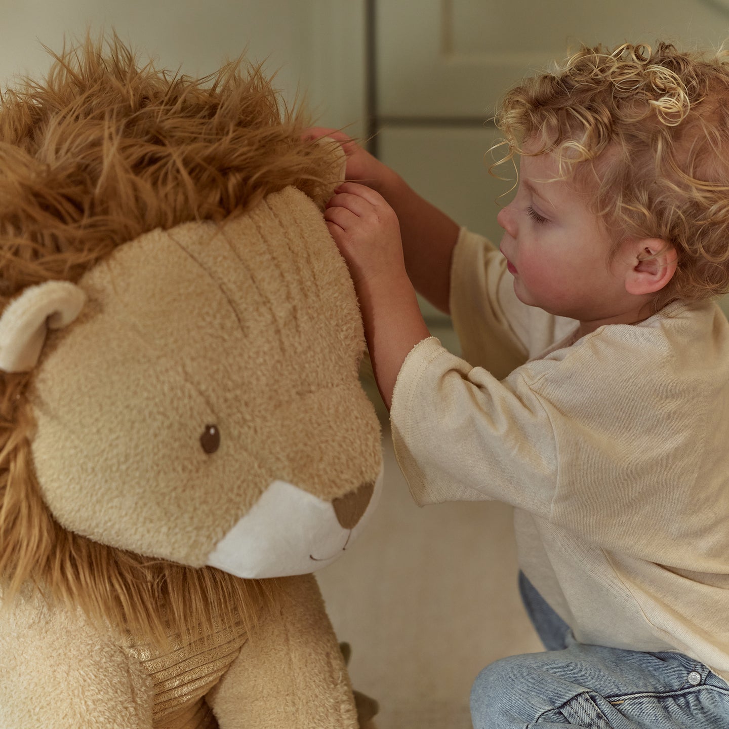 LITTLE DUTCH. Safari Friends fabric lion 60cm. GRS - Image 8