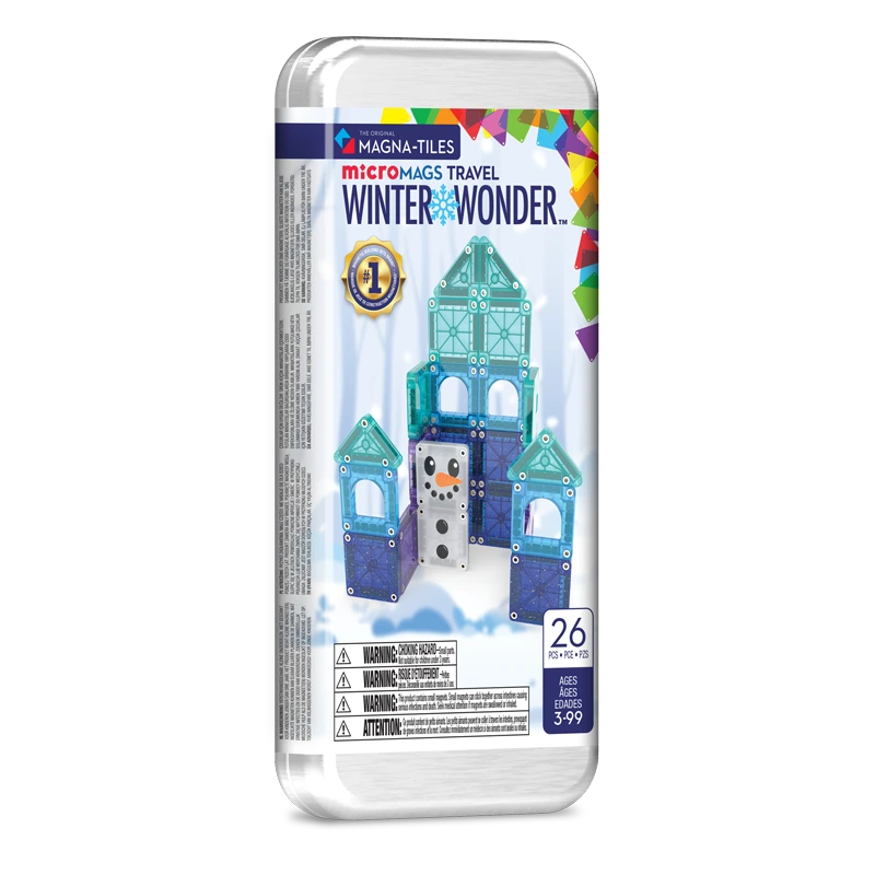 MAGNA-TILES microMAGS Winter Wonder Travel Set 26pcs