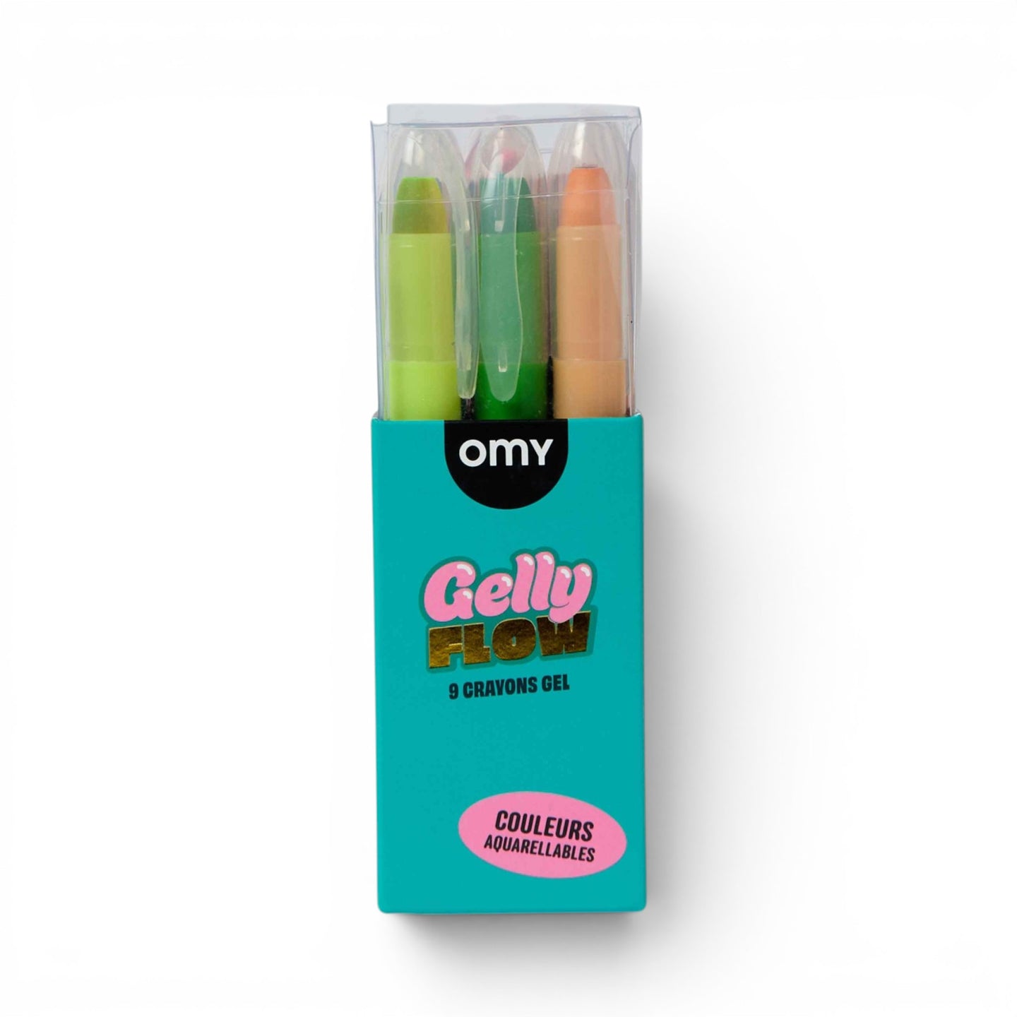 OMY. Set of 9 Gelly Flow crayons