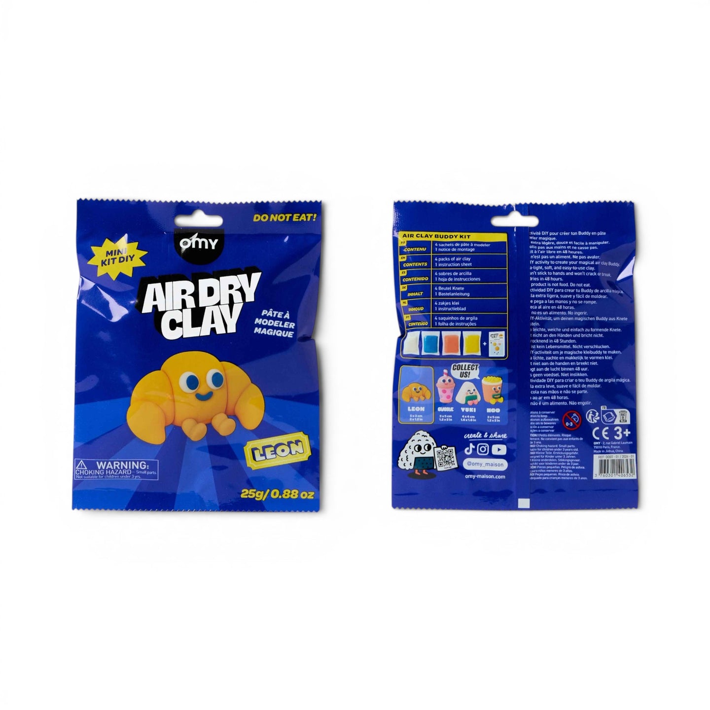 OMY. Air Dry Clay Leon Construction Set - Image 3