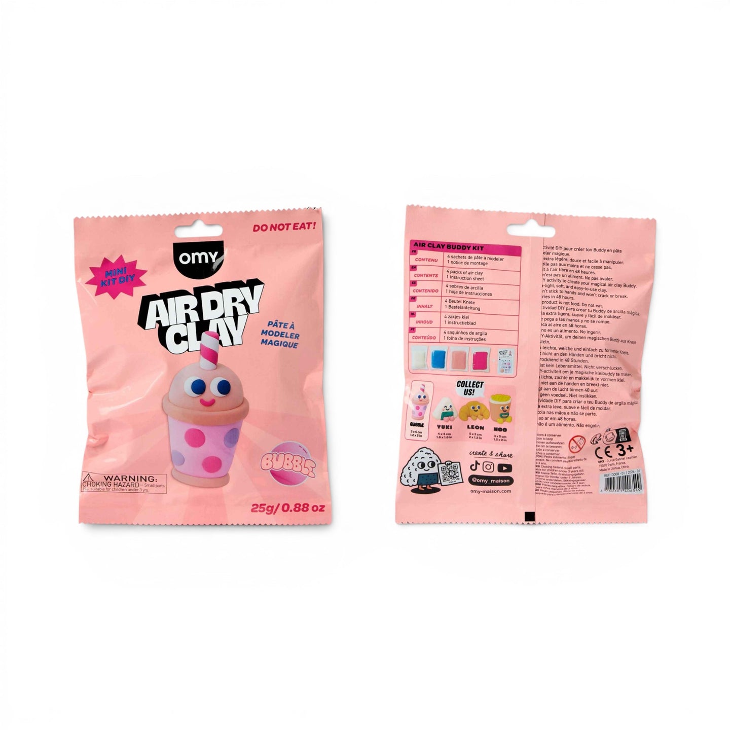 OMY. Air Dry Clay Bubble Clay Construction Set - Image 3