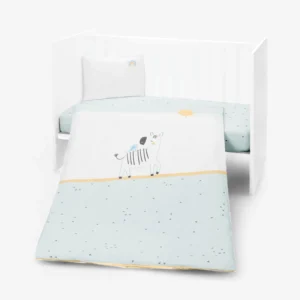 KIKKABOO Bedding set 3pcs Stripy Friends