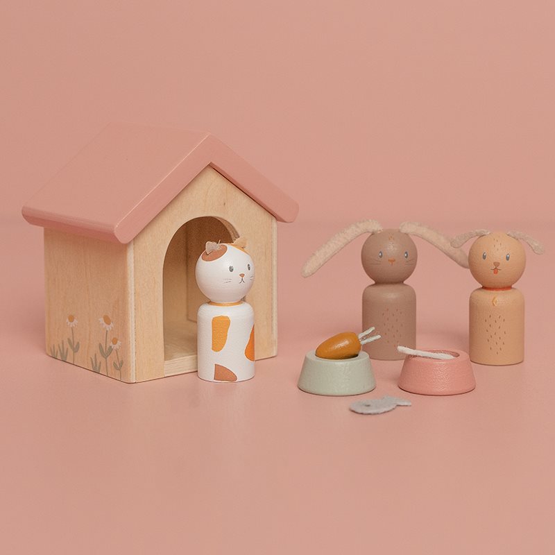 LITTLE DUTCH. Dollhouse pet expansion set FSC - Image 4