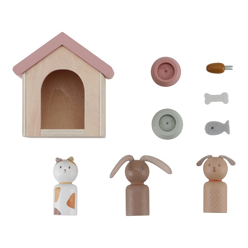 LITTLE DUTCH. Dollhouse pet expansion set FSC - Image 3