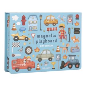 LITTLE DUTCH. Magnetic play board Jim's Vehicles FSC