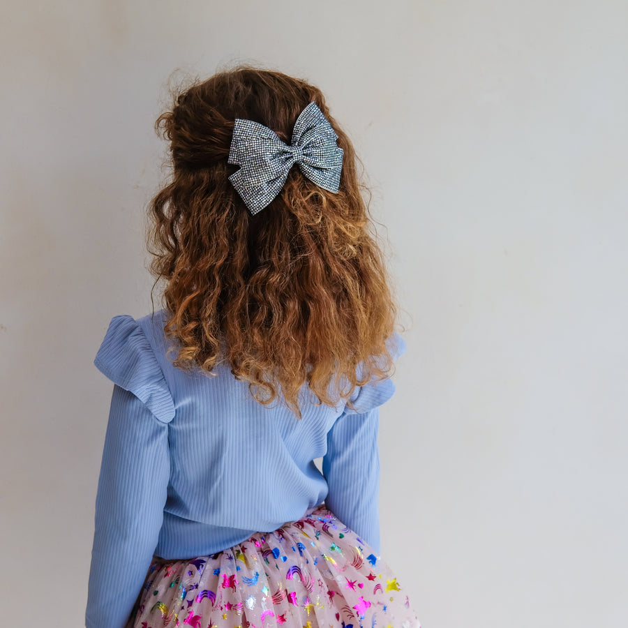 MIMI & LULA GIANT DISCO BALL BOW - Image 2