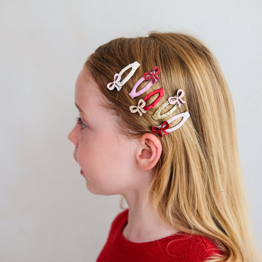 MIMI & LULA CUTESY BOW MINI HAIR CLIPS - Image 2