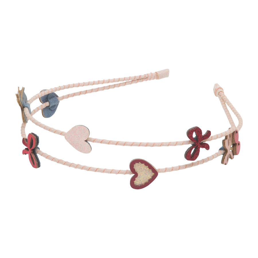 MIMI & LULA FANCY CHERRIES DOUBLE HEADBAND - Image 2