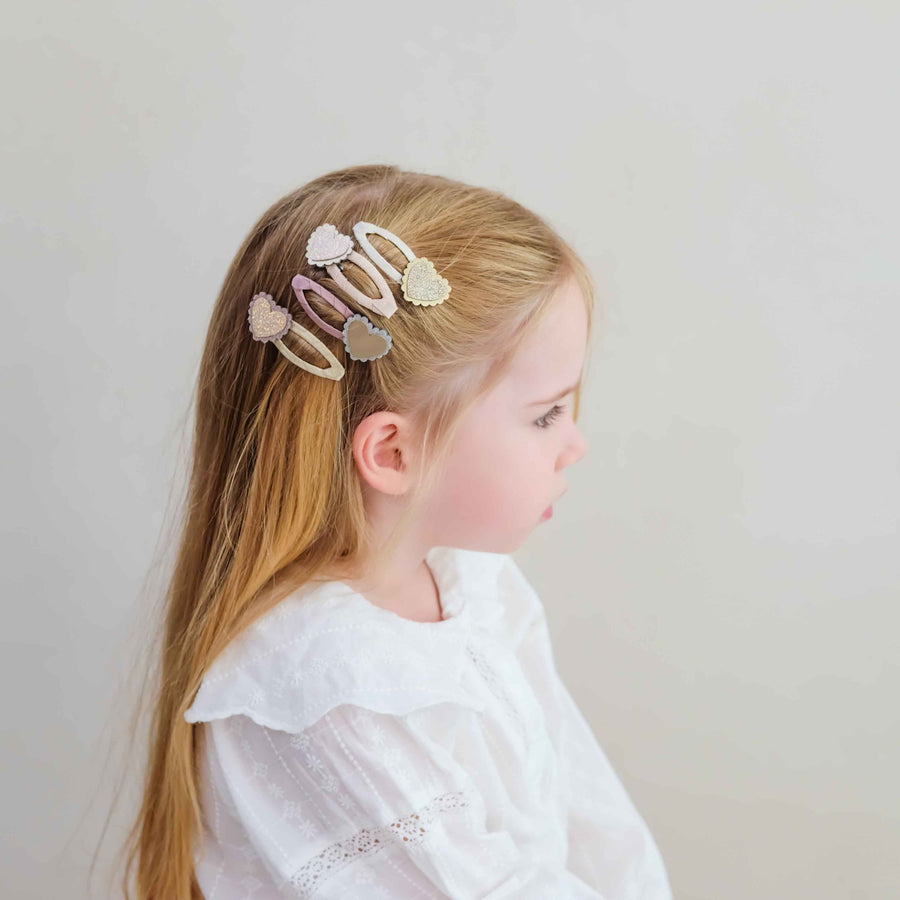 MIMI & LULA SCALLOPED HEART HAIR CLIPS - Image 5