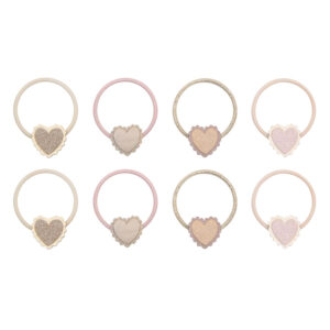 MIMI & LULA SCALLOPED HEART HAIR TIES