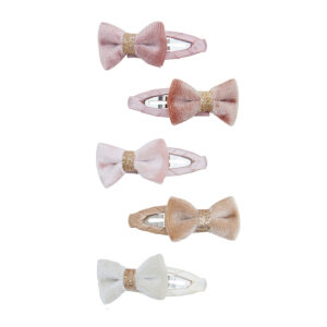 MIMI & LULA VELVET TINKERBELL MINI HAIR CLIPS