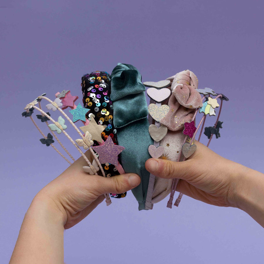 MIMI & LULA FALLING HEARTS HEADBAND - Image 5