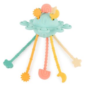 BIECO MONTESSORY PULL TOY TROPICAL BLUE