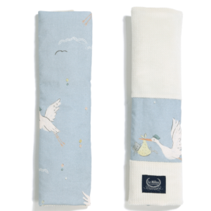 LA MILLOU SEAT BELT COVERS BEBE MIGNON BLUE