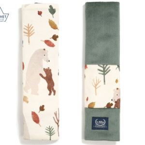 La Millou Jersey Seat Belt Cover Hug me Velvet Khaki