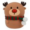 MARYS Children's Night Light Reindeer with LED Scarf