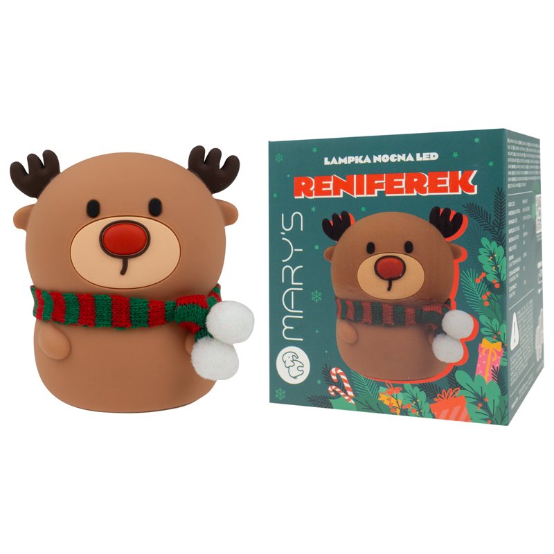 MARYS Children's Night Light Reindeer with LED Scarf - Image 5