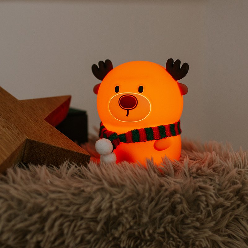 MARYS Children's Night Light Reindeer with LED Scarf - Image 2