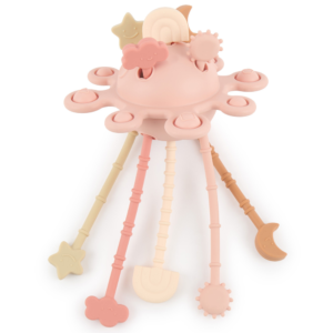 BIECO MONTESSORY PULL TOY DREAMY PINK