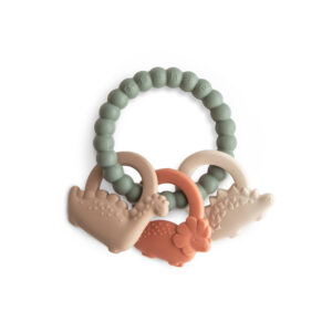 MUSHIE Teething Ring Dino