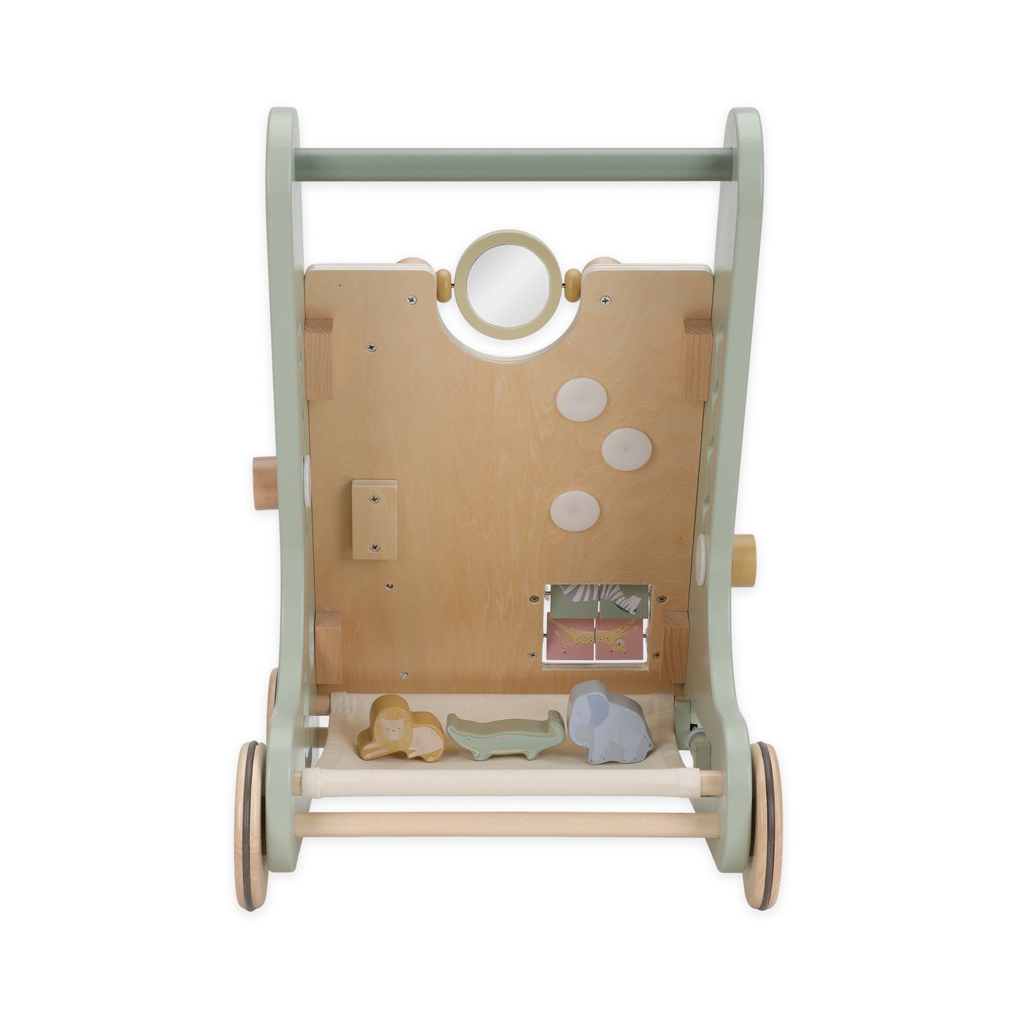 LITTLE DUTCH. Wooden baby activity walker Safari Friends FSC - Image 7