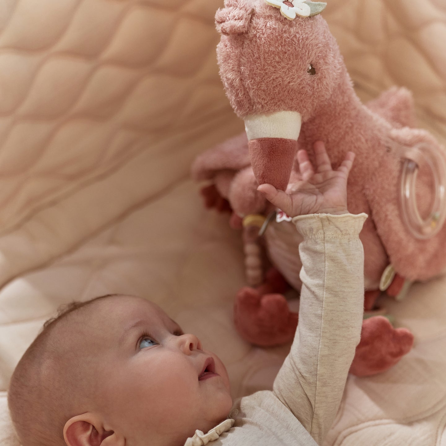 LITTLE DUTCH. Activity cuddle flamingo Safari Friends GRS - Image 2