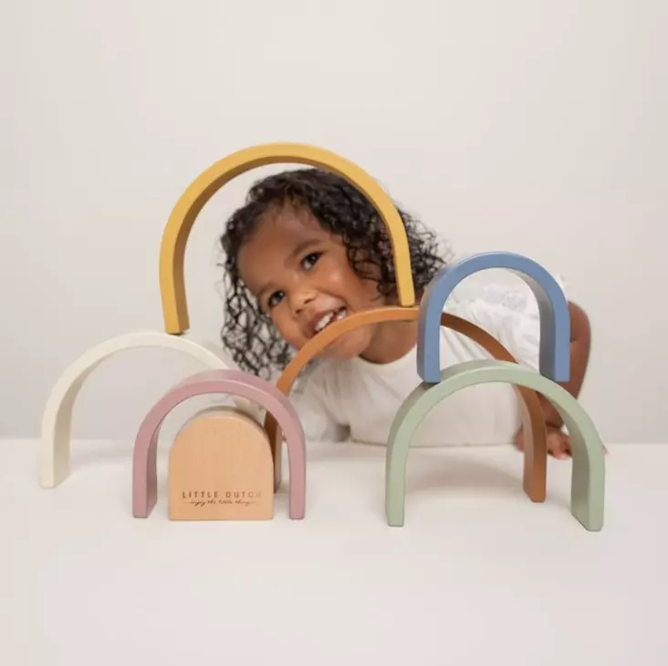 LITTLE DUTCH VINTAGE WOODEN RAINBOW - Image 4